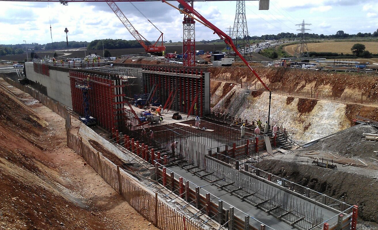 North Trough Base Pour