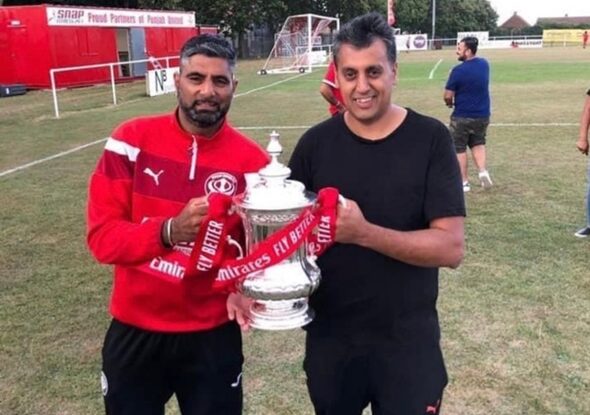 First ever match in the Emirates FA Cup